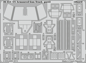 Eduard 36254 US Armored Gun Truck ITALERI 1/35 – image 3