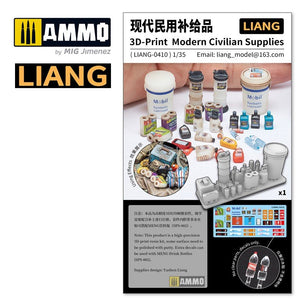 Liang 0410 3D-print Model Civilian Supplies 1/35 – obrázek 3