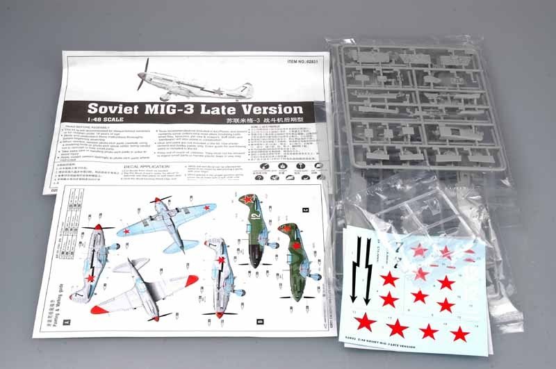 Trumpeter 02831 Soviet MiG-3 Late Version 1/48 – image 2
