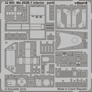 Eduard 32893 Me 262B-1 interior REVELL 1/32 – Bild 2