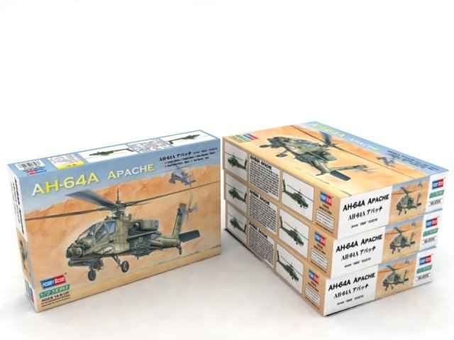 Hobby Boss 87218 AH-64A Apache Attack Helicopter 1/72 – image 2