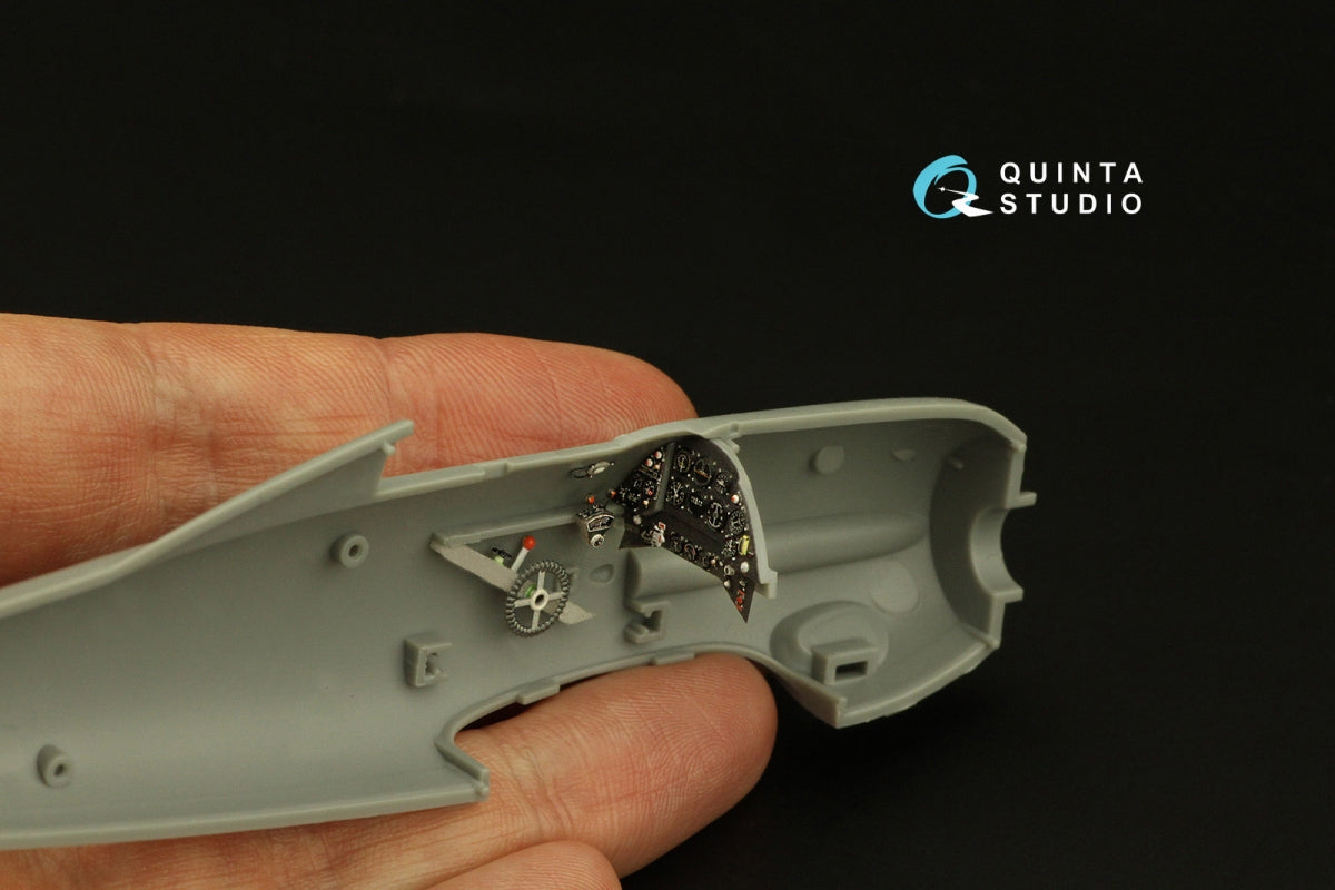 Quinta Studio QD48402 Gloster Gladiator MKII 3D-Printed &amp;amp; colored Interior on decal paper (I Love Kit) 1/48 – immagine 6