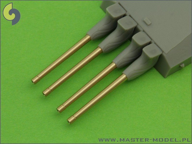 Master SM-700-030 France 380 mm/45 (14.96in) Model 1935 barrels - for turrets with blastbags (8pcs) – image 3