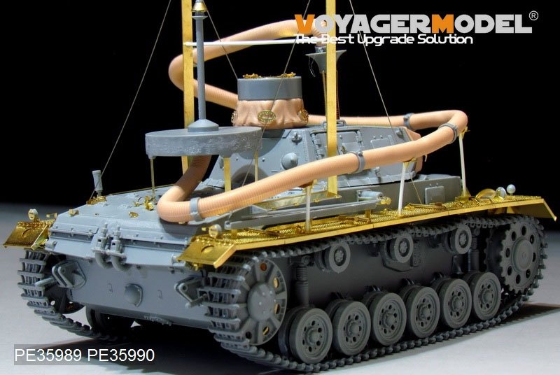 Voyager Model PE35989 WWII German Pz.KPfw.III (T)Ausf.F &amp;quot;Operation Seelowe&amp;quot; Basic For DRAGON 6877/6717 1/35 – obrázek 14