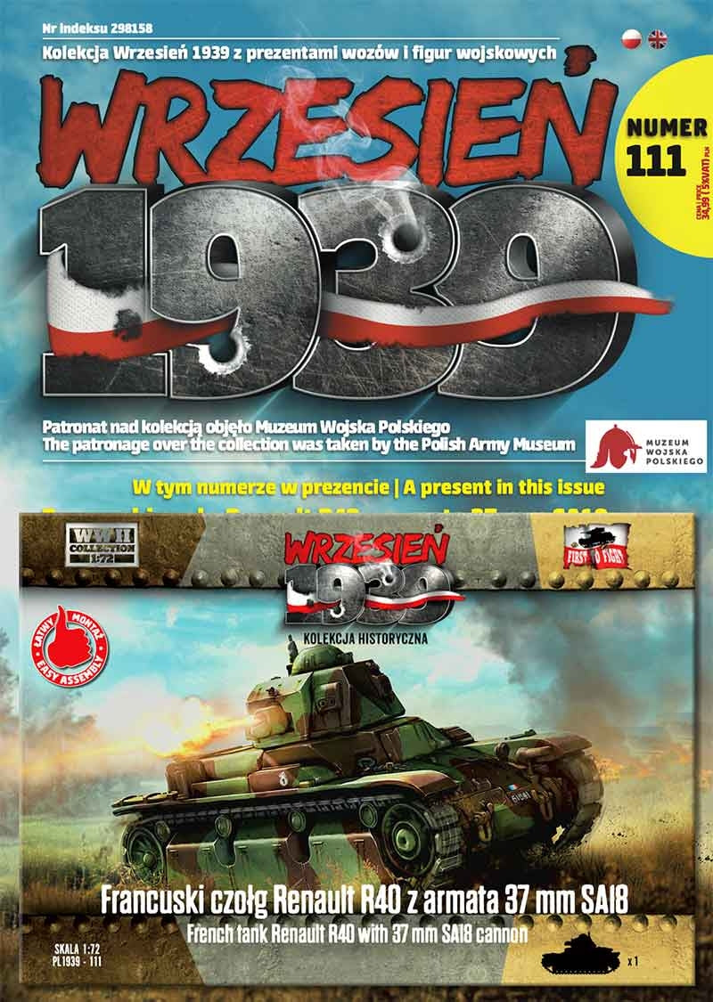 First to Fight PL111 French Renault R40 Tank with 37mm SA18 Gun 1/72 – image 2