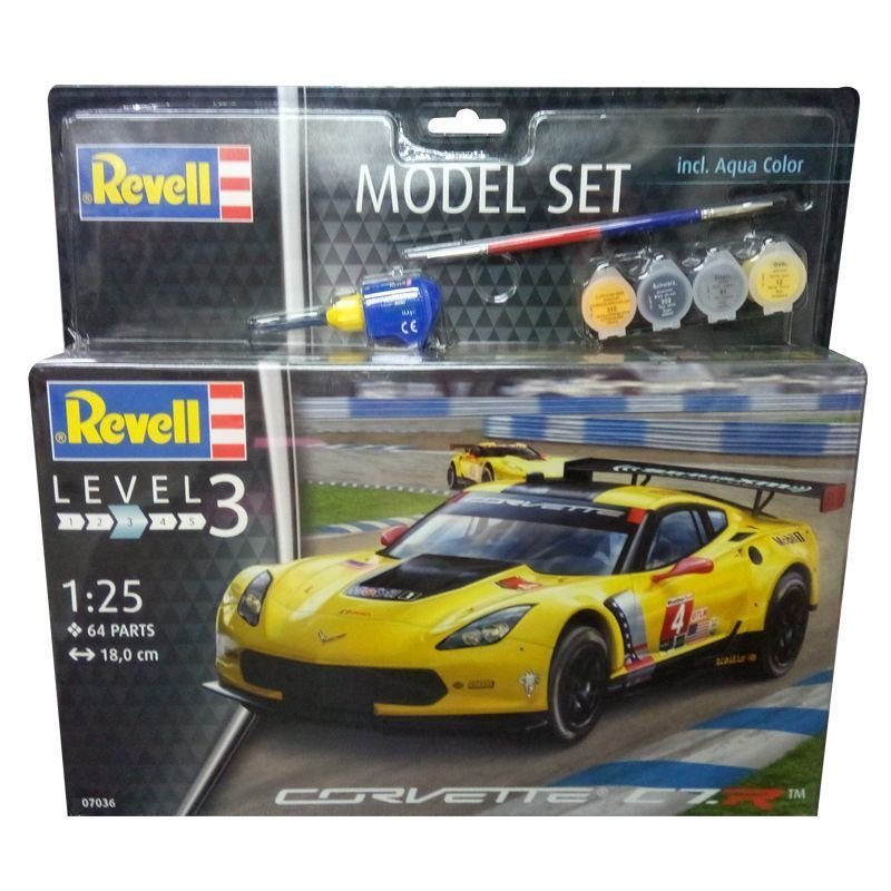 Revell 67036 Model Set Corvette C7.R 1/24 – zdjęcie 2
