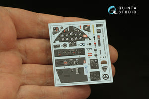 Quinta Studio QD32172 F8F-1 Bearcat 3D-Printed colored Interior on decal paper (Trumpeter) 1/32 – Bild 4
