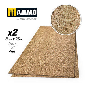 Munitions Mig Jimenez 8841 Create Cork Grain moyen 2x 4 mm