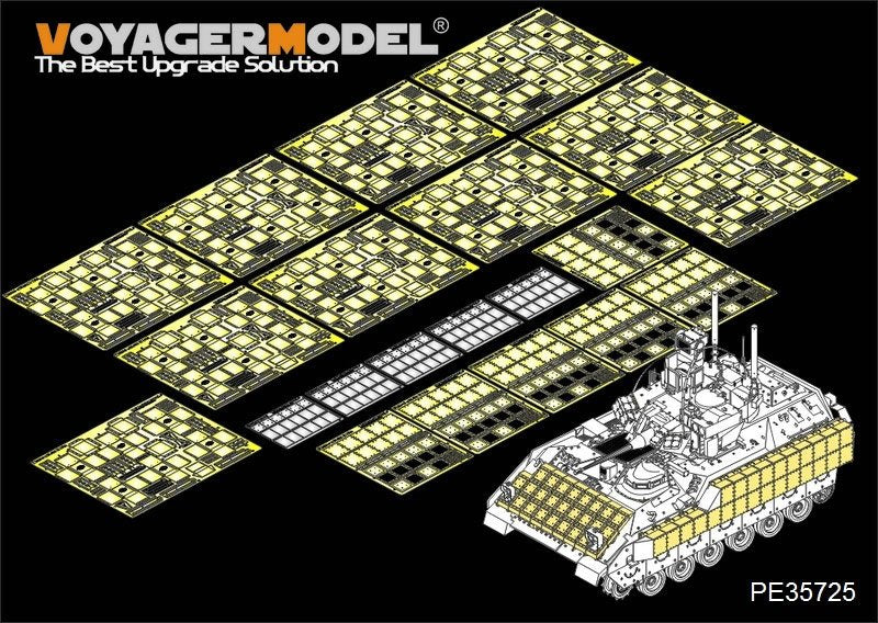 Ensemble Voyager Model PE35725 M3A3 BRADLEY ERA de l'armée américaine moderne (pour MENG SS-006/OROCHI IM001 IM002) 1/35