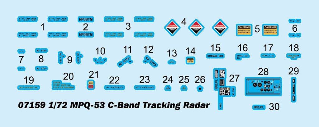 Trumpeter 07159 MPQ 53 C-Band Tracking Radar 1/72 – Bild 3