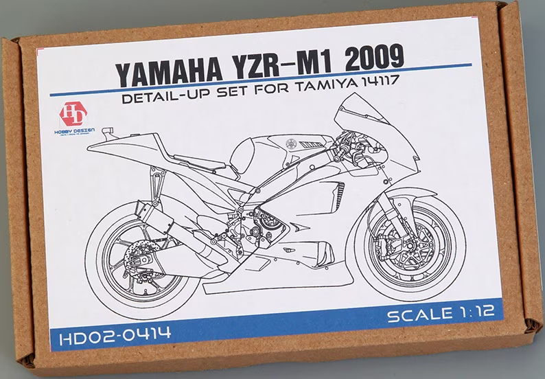 Hobby Design HD02-0414 Yamaha YZR-M1 2009 Detail-up Set For Tamiya 14117 1/12 – Bild 2