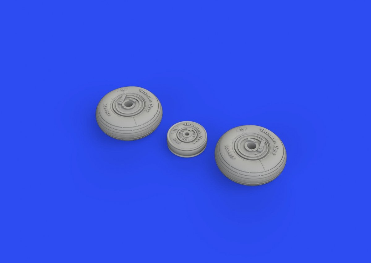Eduard 648679 Z-126/226 Trainer wheels EDUARD 1/48