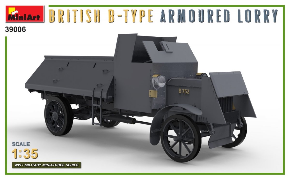 Miniart 39006 BRITISH B-TYPE ARMORED LORRY 1/35 – imagen 8