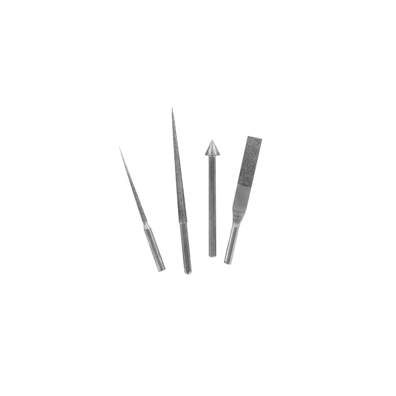 Modelcraft PFL6009-S 4 Pce Diamond Reamer &amp;amp; File Accessory Set