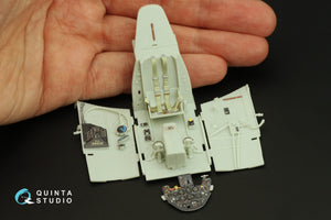 Quinta Studio QD32163 Bf 109G-2/4 3D-Printed &amp;amp; colored Interior on decal paper (Revell) 1/32 – Bild 12