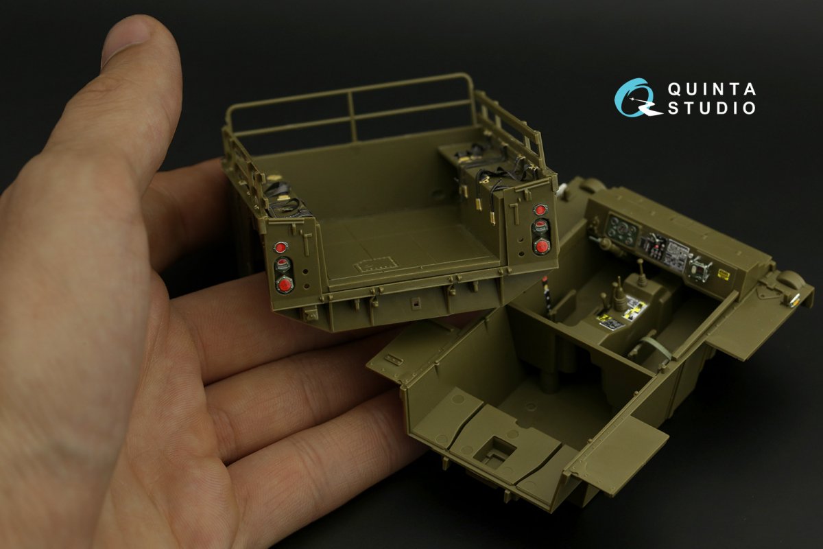 Quinta Studio QD35051 Gama Goat family 3D-Printed &amp;amp; colored Interior on decal paper (Tamiya) 1/35 – image 9