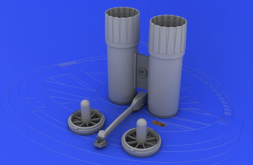 Eduard 632011 F-4 exhaust nozzles USN late 1/32 (Tamiya) – obrázek 2