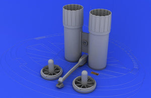 Eduard 632011 F-4 exhaust nozzles USN late 1/32 (Tamiya) – obrázek 2