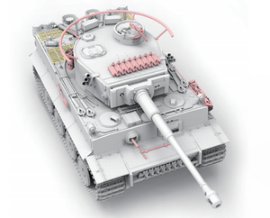 Border Model BT-023 Imperial Japanese Army Tiger I w/ Resin commander figure 1/35 – image 3