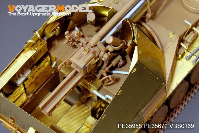 Voyager Model PE35958 WWII German self-propelled howitzer Wespe basic For TAMIYA 35200/35358 1/35 – image 18
