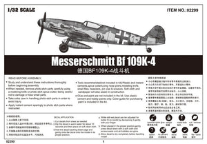 Trumpeter 02299 Messerschmitt Bf 109K-4 – zdjęcie 2
