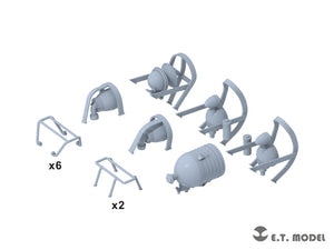 ET Model P35-260 Lights Set with Guards for USArmy M4 Sherman 1/35 – obrázek 2