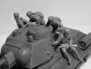 ICM 35640 Soviet Tank Riders (1943-1945) 4 figures 1/35 – immagine 6