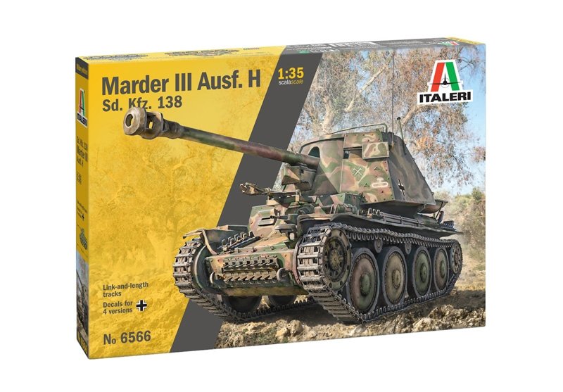Italeri 6566 Marder III Ausf. H Sd. Kfz.138 1/35 – Bild 2