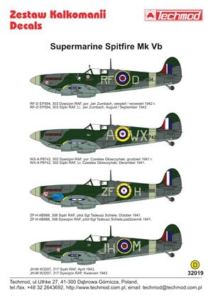 Techmod 32019 - Supermarine Spitfire Mk VB 1/32 – image 2