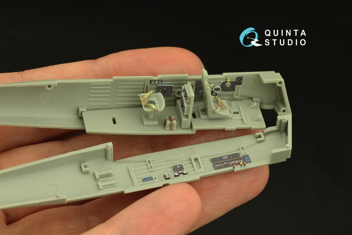 Quinta Studio QD72059 Ju 87 D/G 3D-Printed &amp;amp; colored Interior on decal paper (Academy/Special Hobby) 1/72 – image 4
