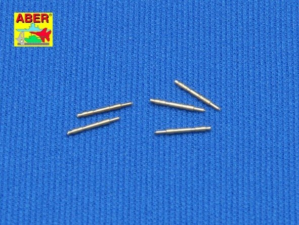 Aber 72L-33 Set of 5 Barrels for German Tank MG 34 machine guns 1/72