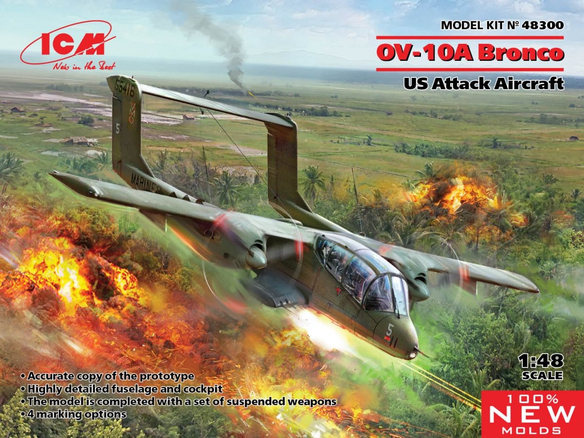 ICM 48300 OV-10A Bronco Avion d'attaque américain 1/48