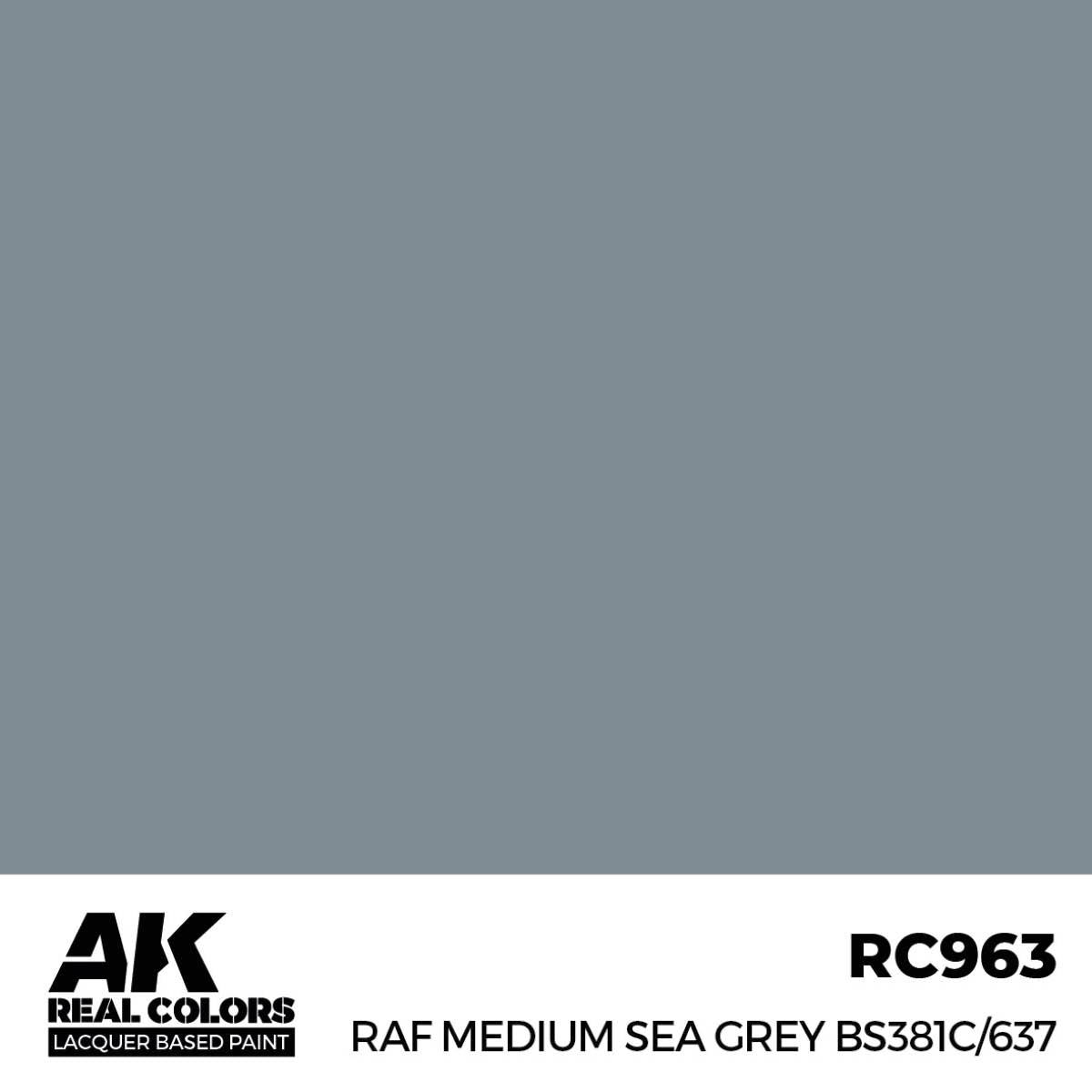 AK Interactive RC963 RAF Medium Sea Gray BS381C/637 17 ml