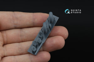Quinta Studio QT48064 LaGG-3, MiG-3, La-5/La-7/La-9, Yak-7/Yak-9, I-185/250 Wheels (radial tread) (all kits) 1/48 – image 5