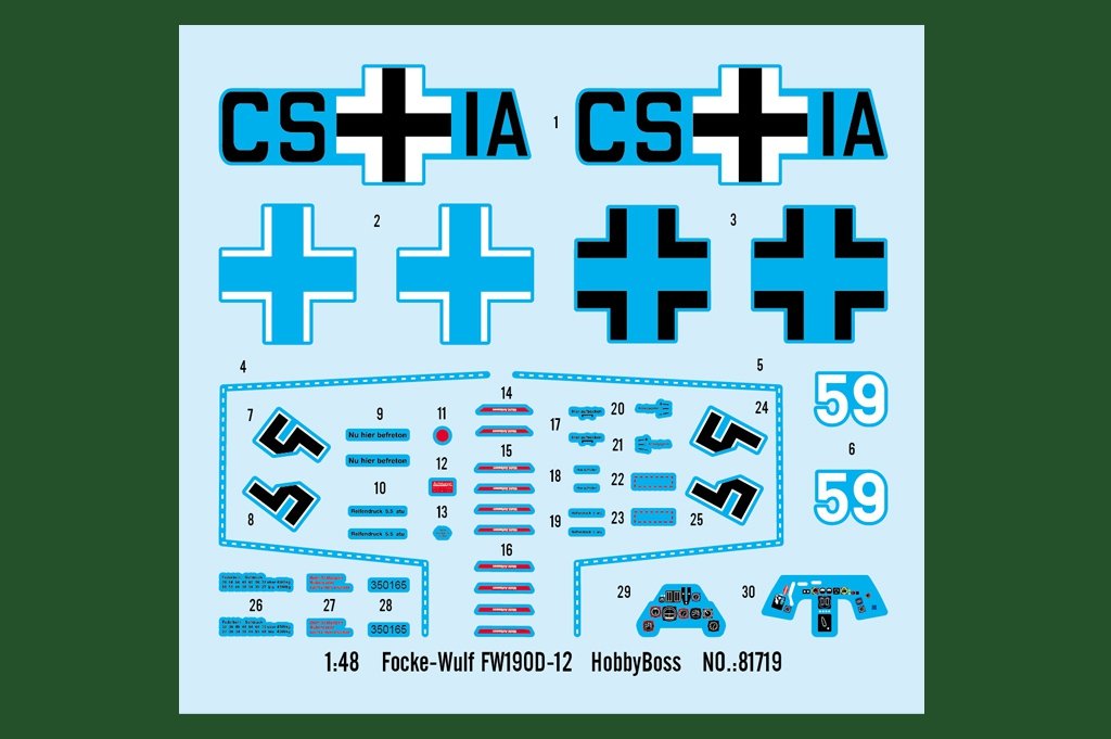 Hobby Boss 81719 Focke Wulf FW190D 12 1/48 – immagine 4