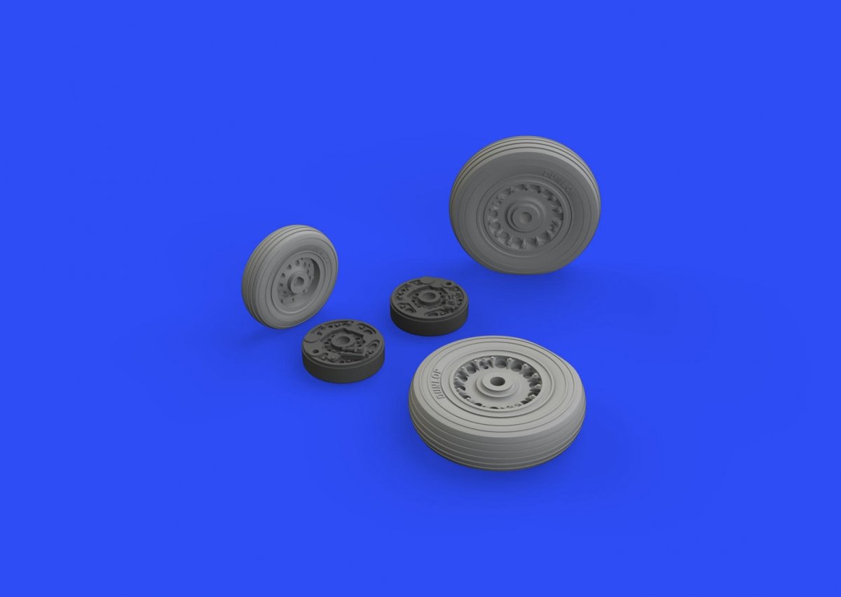 Eduard 672229 Buccaneer S.2C wheels for AIRFIX 1/72 – image 3