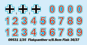 Trumpeter 09531 Flakpanther w/8.8cm Flak 36/37 1/35 – Bild 4