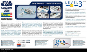 Revell 06791 Star Wars: The Mandalorian and Grogu New Republic X-Wing Fighter 1/57