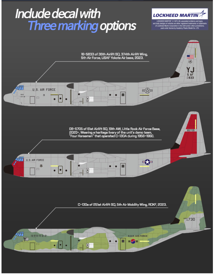 Academy 12631 C-130J-30 Hercules 1/144 – Bild 3