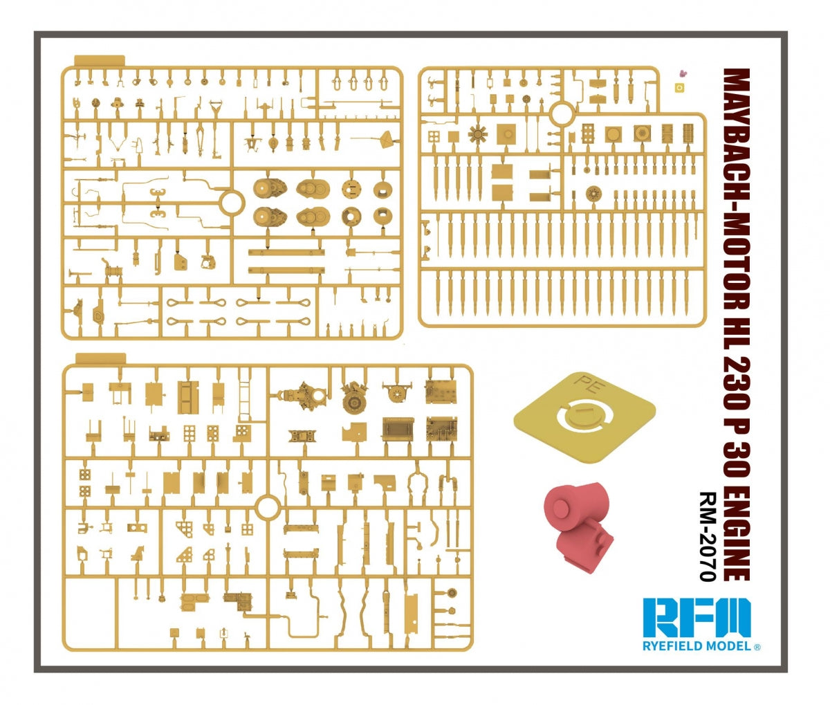 Rye Field Model 2070 MAYBACH-Motor HL 230 P 30 Engine 1/35 – immagine 2
