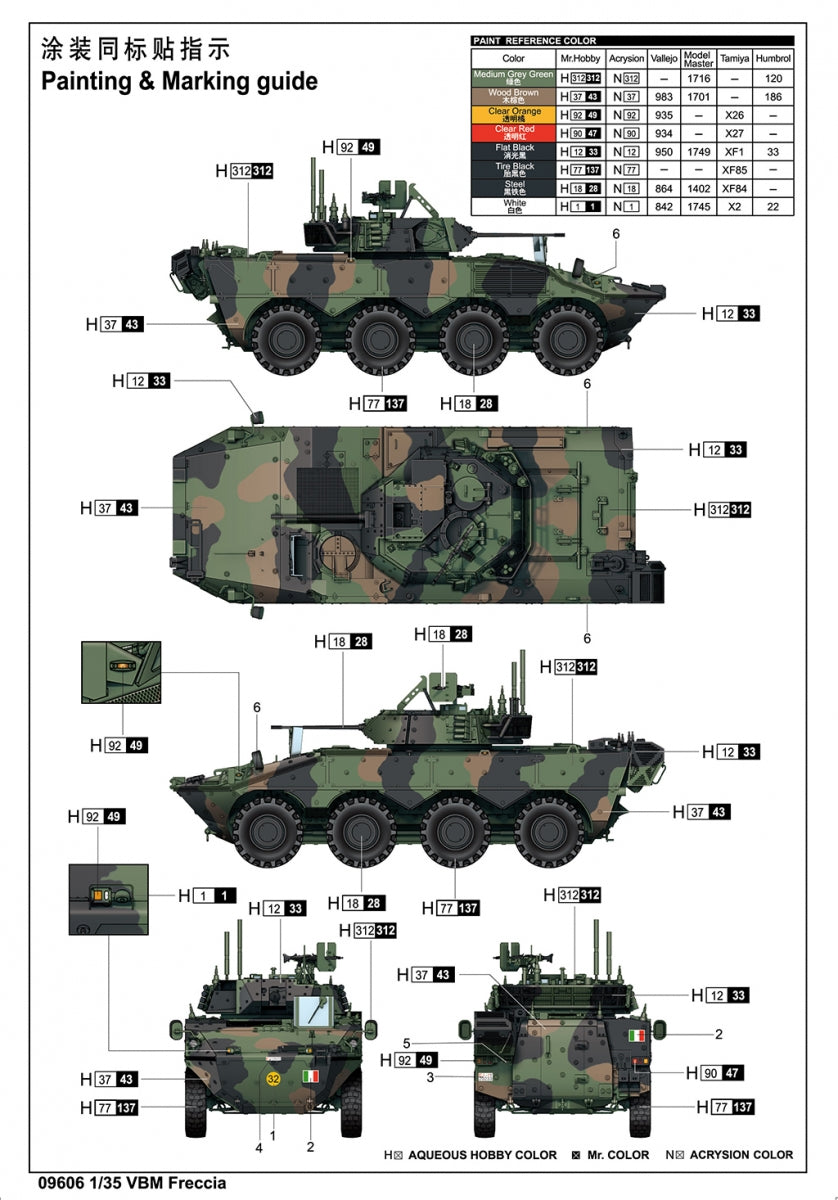 Trumpeter 09606 VBM Freccia 1/35 – image 6