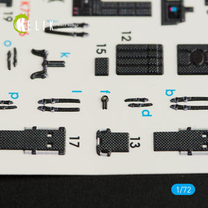 Kelik K72026 UH-1Y "Venom" interior 3D decals for Dream Model kit 1/72