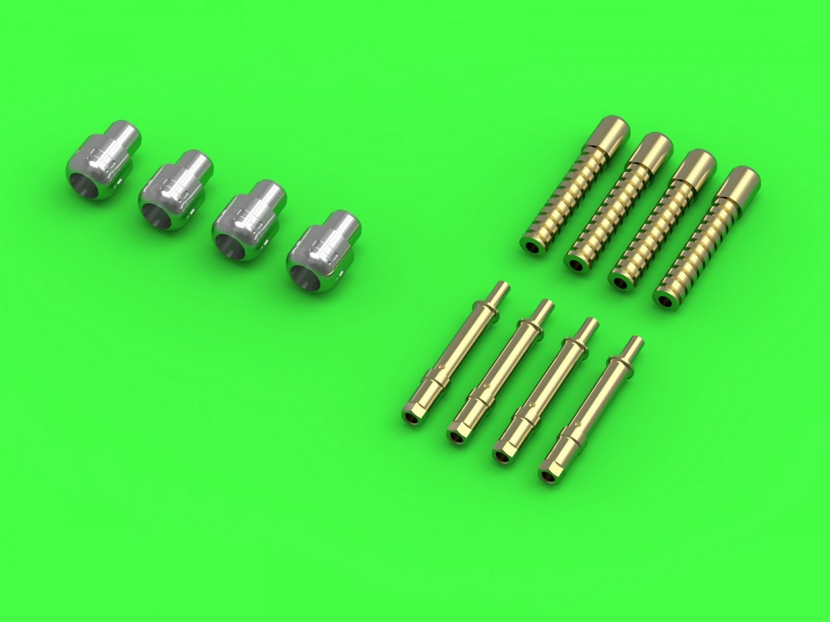 Master AM-24-014 Hawker Typhoon Mk IB - canons de type ancien (sans protections) avec ressort plat (4 pièces) (1/24) – image 3
