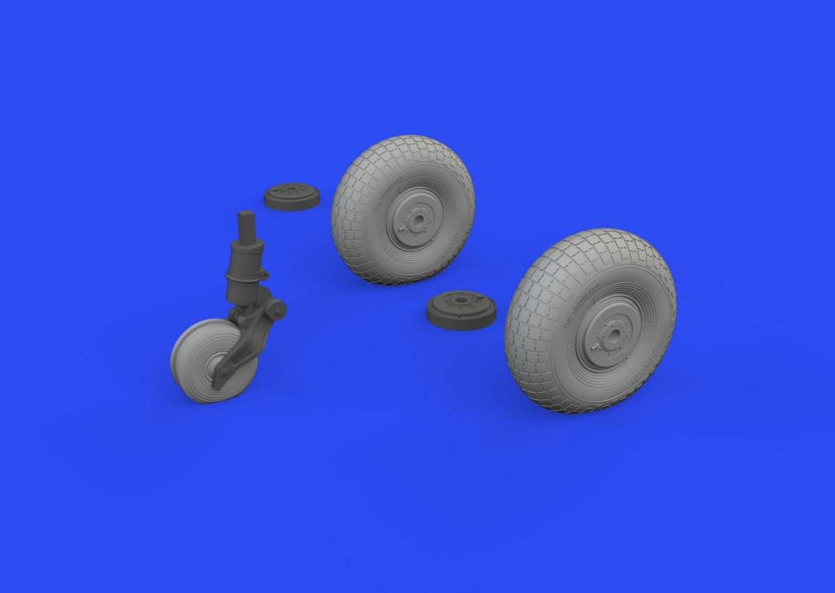 Eduard 648746 Mosquito wheels TAMIYA 1/48 – image 3