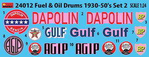 MiniArt 24012 Fuel and Oil Drums 1930-50&amp;#39;s Set 2 1/24 – image 2