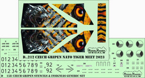 ModelMaker Decals D48212 Czech Gripen NATO Tiger Meet 2023 1/48 – image 3