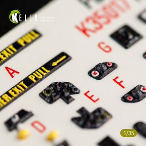 KELIK K35017 HH-60G PAVE HAWK INTERIOR 3D DECALS FOR KITTY HAWK KIT 1/35 – Bild 10