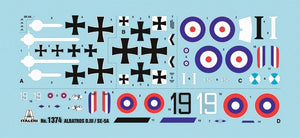 Italeri 1374 S.E.5a / ALBATROS D.III 1/72 – zdjęcie 3