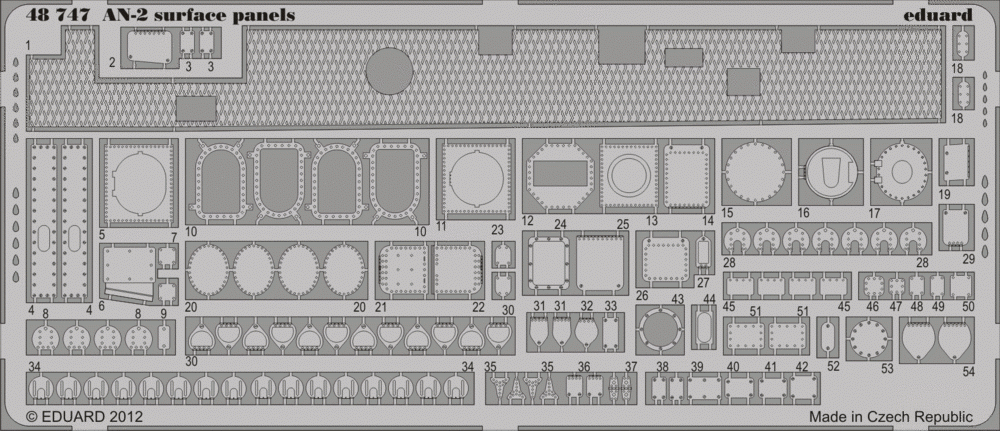 Eduard 48747 An-2 surface panels 1/48 Hobby Boss