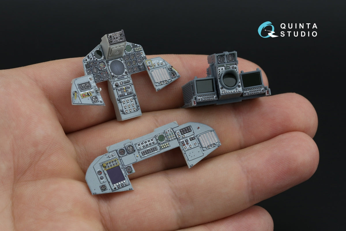 Quinta Studio QD+32230 Tornado IDS Italian 3D-Printed &amp;amp; colored Interior on decal paper (Italeri) (with 3D-printed resin parts) 1/32 – image 14